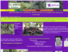 Tablet Screenshot of gruposcoutazimut.org
